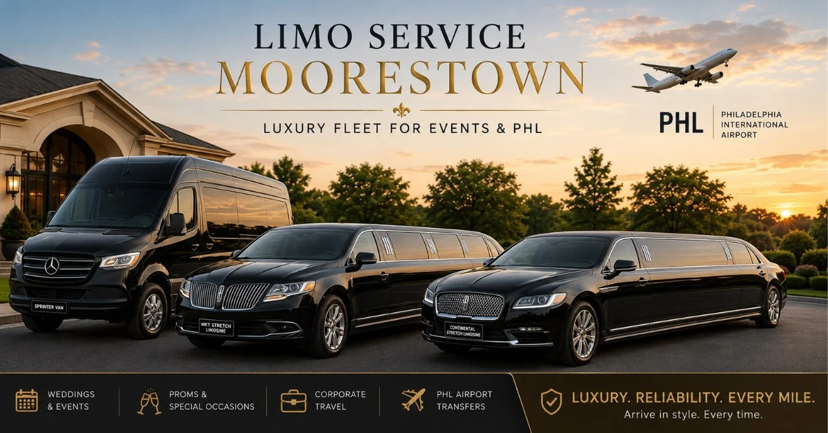 Limo Service Moorestown Luxury Fleet for Events & PHL