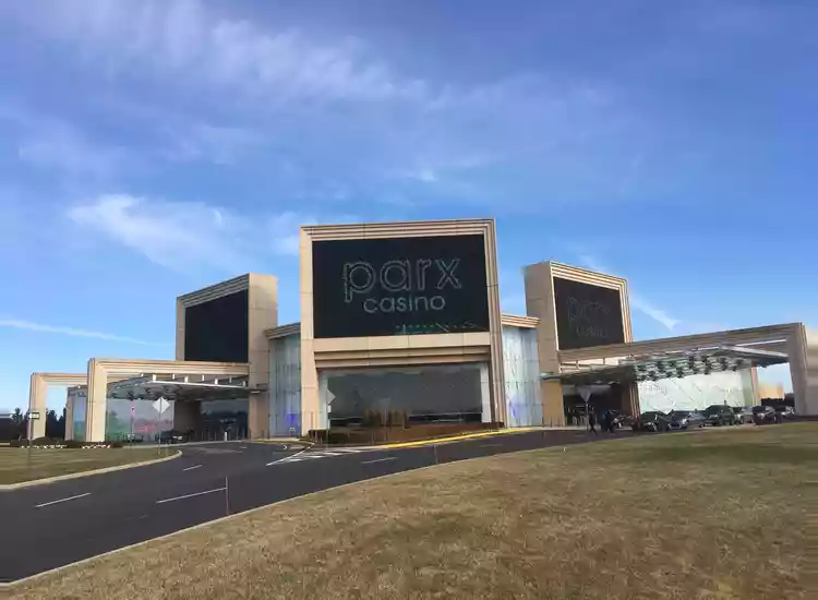 Parx Casino main enterance in Bensalem PA