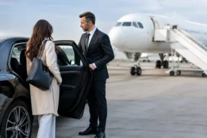Airport Delay Response Example for Chauffeured Rides
